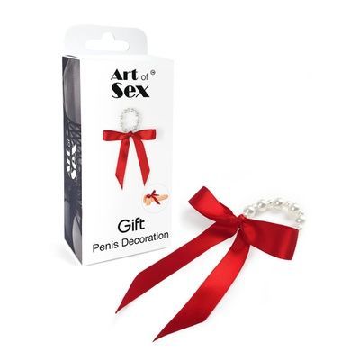 Прикраса на пеніс із перлинами &laquo;Подарунок&raquo; Art of Sex - Gift