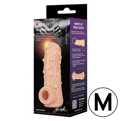 Насадка на член Kokos Nude Sleeve NS 002 M SX1473 фото