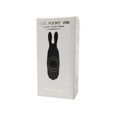Віброкуля Adrien Lastic Pocket Vibe Rabbit Black AD33499 фото