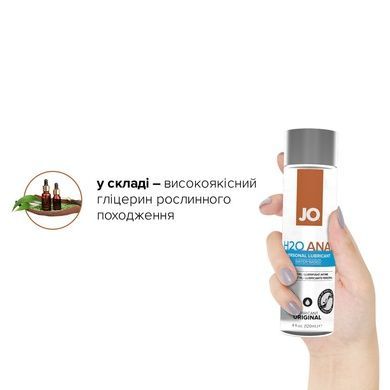 Анальна змазка на водній основі JO ANAL H2O 120мл SO1456 фото