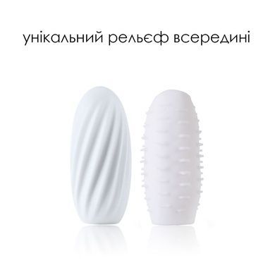 Мастурбатор яйце SVAKOM - HEDY White SO3029 фото
