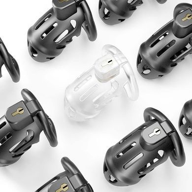 Клітка для пеніса LOCKINK SEVANDA Plastic Penis Black SX0872 фото