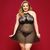 Сорочка бебі-дол JSY &laquo;Пристрасна Ліліт&raquo; Plus Size, Black, халтер, дрібна сітка, мереживо, стрінги