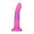 Светящийся в темноте фаллоимитатор ADDICTION Rave 8 Dildo Pink Purple SO6850 фото
