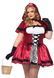 Эротический костюм Красной шапочки Leg Avenue Gothic Red Riding Hood 1X&ndash;2X, платье, накидка