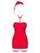 Пеньюар Obsessive Kissmas chemise red L/XL