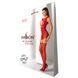 Ажурный бодистокинг с чулками Passion BS082 red One size
