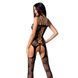 Откровенный бодистокинг с глубоким декольте Passion BS075 black One size