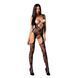 Откровенный бодистокинг с глубоким декольте Passion BS075 black One size