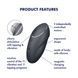 Вибростимулятор пульсатор Satisfyer Tap & Climax 1 Grey SX0567 фото 7