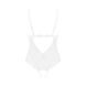 Еротичне напівпрозоре боді Obsessive Heavenlly crotchless teddy XS/S, з доступом