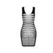Бодистокинг-платье с открытой грудью Passion BS092 black One size