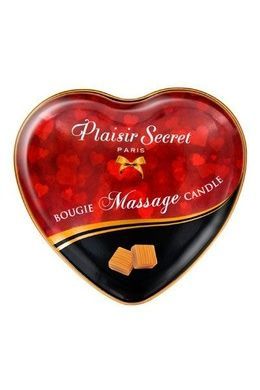 Масажна свічка-серце Plaisirs Secrets Карамель 35 мл SO1871 фото