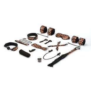 БДСМ-набір Liebe Seele Leopard Print 13pcs set SO9506 фото