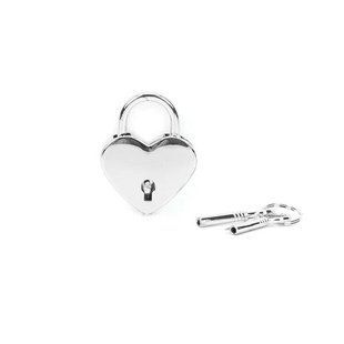 Замочок Liebe Seele Heart Shape Padlock Silver (2 шт) SX1679 фото