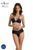 Комплект Passion KERRIA BIKINI black, XXL/XXXL, бралетт и трусики-бикини