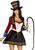 Костюм циркачки Leg Avenue Classic Ringmaster Costume M, платье, шляпа
