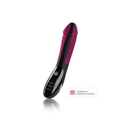Вібратор з електростимуляцією Mystim Tickling Truman eStim Black SO3472 фото