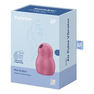 Вакуумний стимулятор Satisfyer Pro To Go 1 Red SO7800 фото