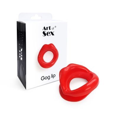 Кляп-розширювач у формі губ Art of Sex Gag lip червоний SO6701 фото