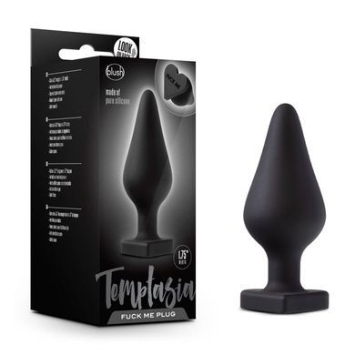 Анальна пробка Temptasia by Blush Fuck Me Anal Plug Black SO8843 фото