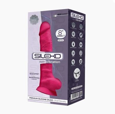 Фаллоимитатор с вибрацией SilexD Vetus Vibro Pink size 8 SO4654 фото