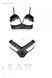 Эротический комплект Passion DOLLY SET, XXL/XXXL, black, с открытыми чашками