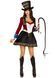 Костюм циркачки Leg Avenue Classic Ringmaster Costume M, платье, шляпа
