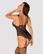 Ажурний бодістокінг комбінезон під павутину Obsessive Bodystocking G325 black S/M/L, чорний