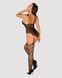 Ажурний бодістокінг комбінезон під павутину Obsessive Bodystocking G325 black S/M/L, чорний