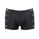 Мужские кожаные боксеры с заклепками Passion 048 SHORT DAVID XXL/XXXL Black