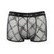 Мужские прозрачные боксеры Passion 032 SHORT JAMES L/XL Black, сетка