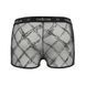 Мужские прозрачные боксеры Passion 032 SHORT JAMES L/XL Black, сетка