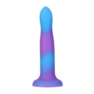 Фалоімітатор що світиться в темряві ADDICTION Rave 8 Dildo Blue Purple SO6851 фото