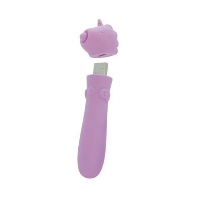 Вібратор-єдиноріжка Unihorn USB Bullet - Karma Lilac, віброкуля, USB-зарядка SX2868 фото
