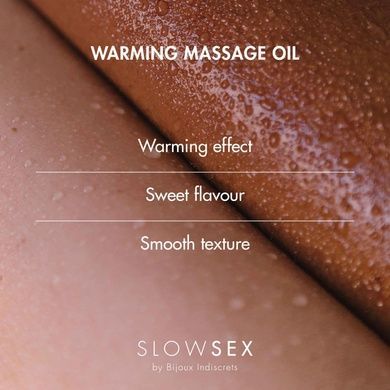 Массажное масло Bijoux Indiscrets Slow Sex Warming massage oil SO5906 фото