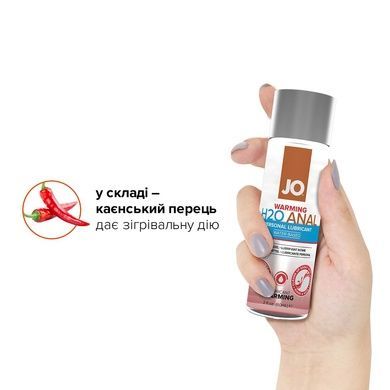 Анальна змазка водна розігріваюча JO ANAL H2O 60мл SO1457 фото