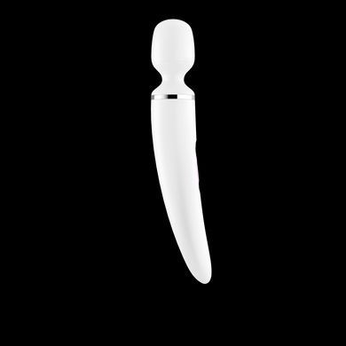 Вібромасажер Satisfyer Wand-er Woman White/Chrome SO3458 фото