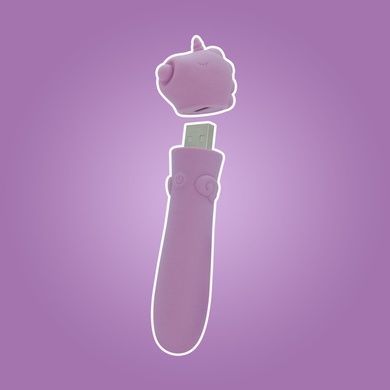 Вібратор-єдиноріжка Unihorn USB Bullet - Karma Lilac, віброкуля, USB-зарядка SX2868 фото
