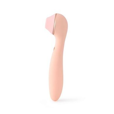 Вакуумний симулятор з вібратором KISSTOY Polly Max Pink SO9558 фото