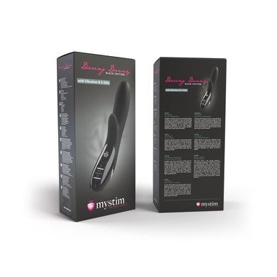 Вібратор-кролик з електростимуляцією Mystim Daring Danny eStim Black SO2988 фото