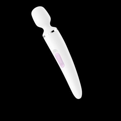 Вібромасажер Satisfyer Wand-er Woman White/Chrome SO3458 фото