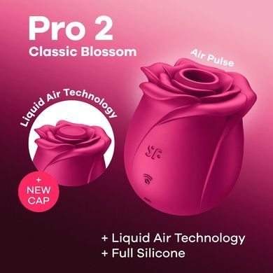 Вакуумный стимулятор Satisfyer Pro 2 Classic Blossom SO8775 фото