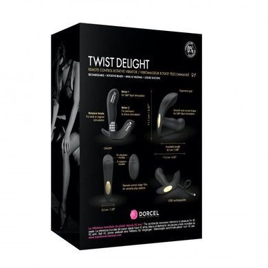Вибратор с жемчужным массажем Dorcel TWIST DELIGHT SO5080 фото