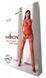 Бодістокінг з безліччю бретелей Passion BS095 One Size, red, імітація пояса та панчіх, з доступом