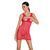 Бодистокинг-платье с открытой грудью Passion BS092 red One size