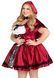 Эротический костюм Красной шапочки Leg Avenue Gothic Red Riding Hood 3X&ndash;4X, платье, накидка