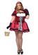 Эротический костюм Красной шапочки Leg Avenue Gothic Red Riding Hood 3X&ndash;4X, платье, накидка