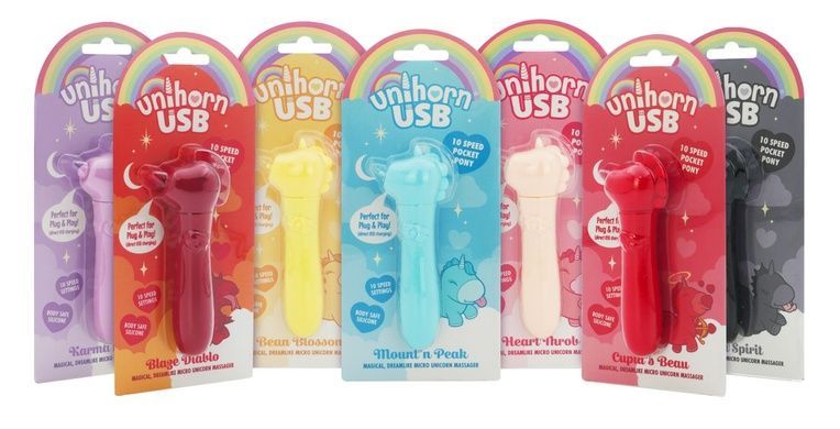 Вібратор-єдиноріжка Unihorn USB Bullet - Karma Lilac, віброкуля, USB-зарядка SX2868 фото