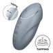Вибростимулятор пульсатор Satisfyer Tap & Climax 1 Bluegrey SX0568 фото 1
